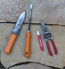 Garden hand tools.